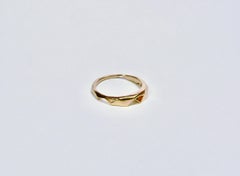 Geometry Ring B , Sterling Silver, 18 Karat Yellow Gold-Plated