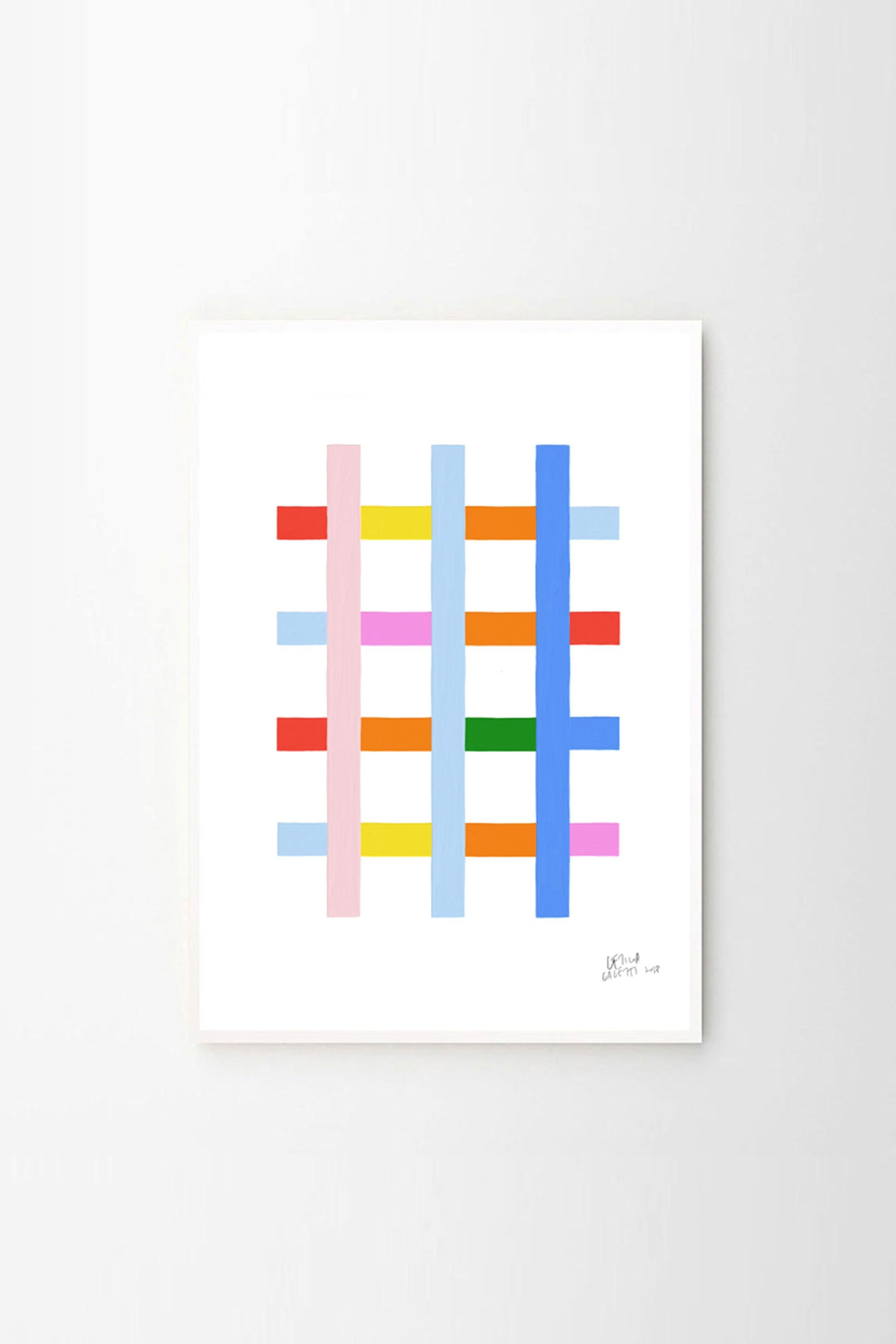 Estudios Geométricos Modern Art Print by Leticia Gagetti #04 - Multiple Sizes For Sale 1