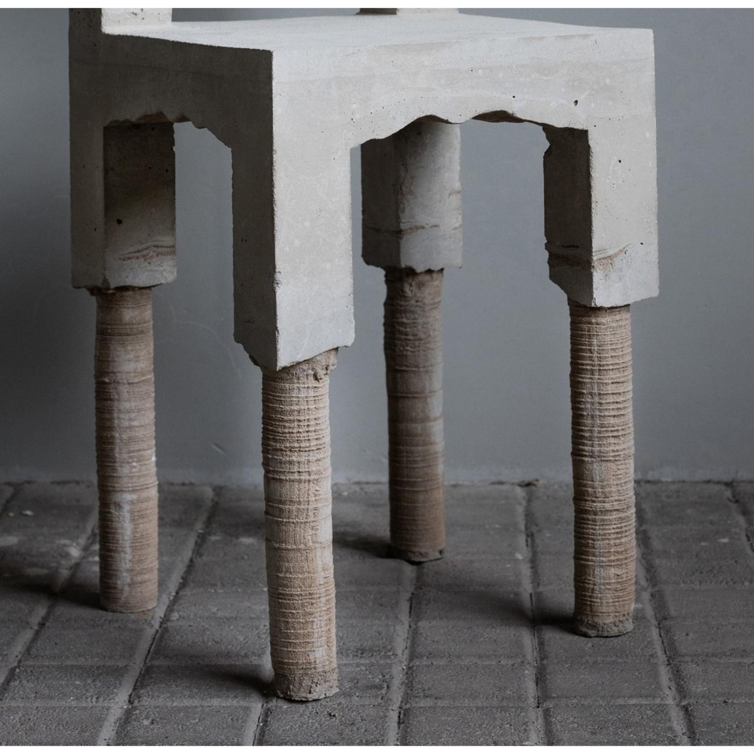 Lebanese Geomorphic Chair by Christian Zahr For Sale