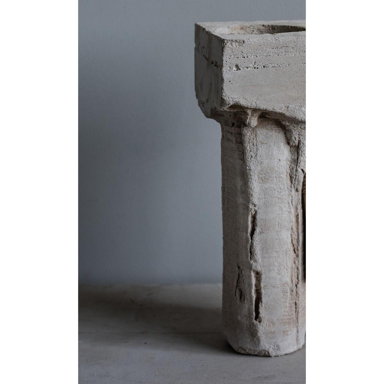 Lebanese Geomorphic Vase by Christian Zahr For Sale