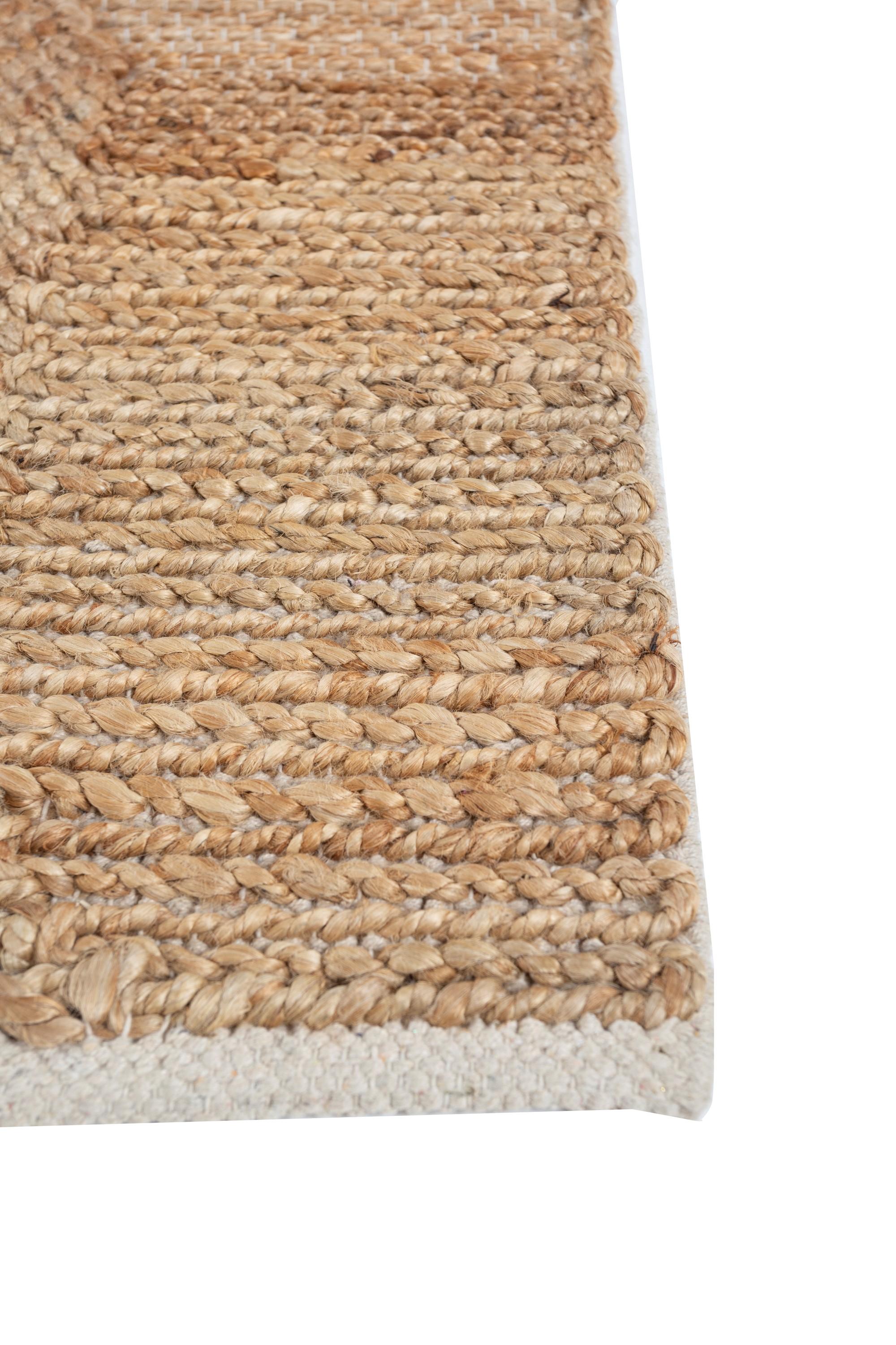 GeoNature Melocotón claro & Melocotón claro 150x240 cm Alfombra de tejido plano Moderno en venta