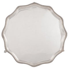 Geore VI Sterling Silver Salver