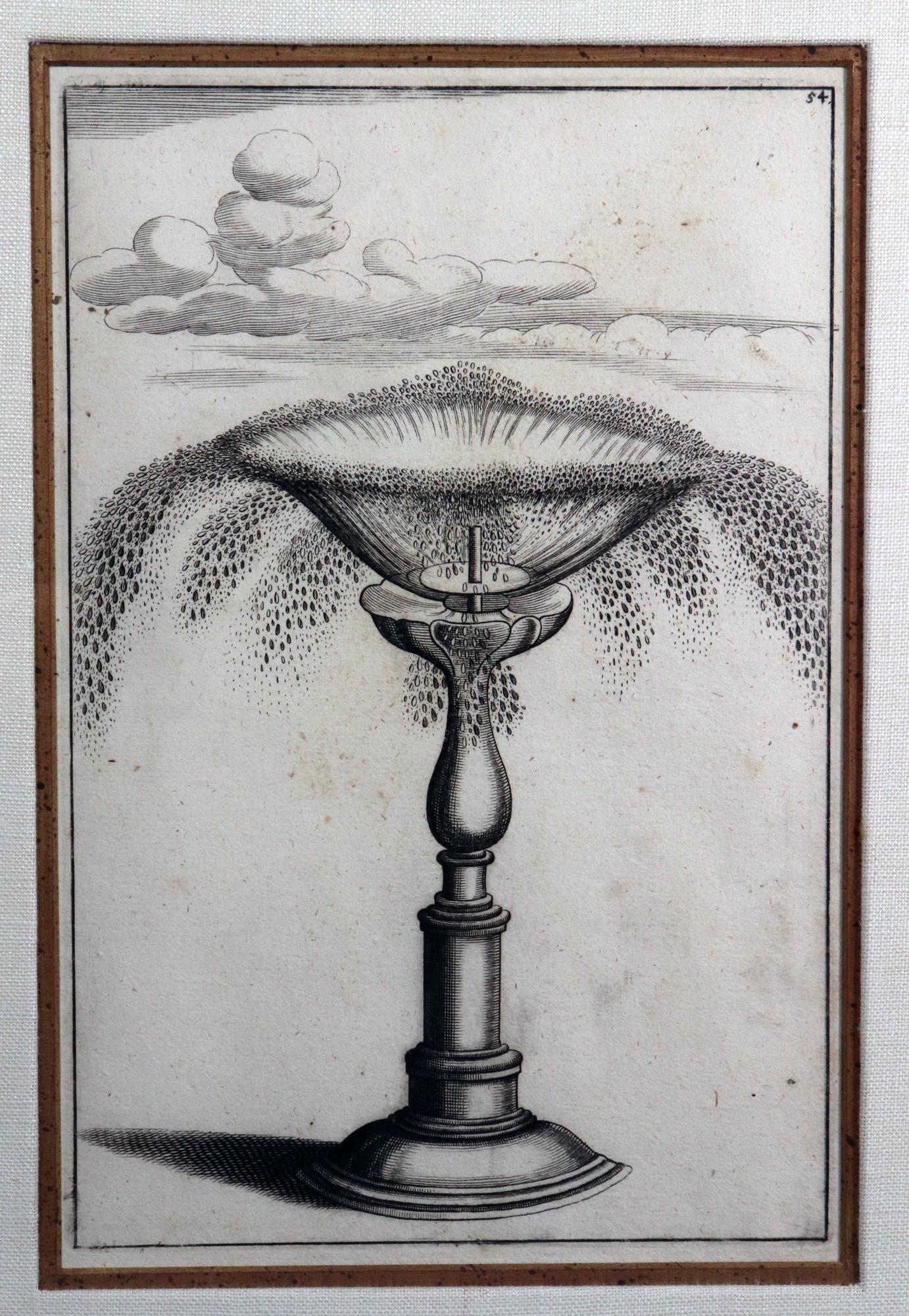 Georg Andreas Bockler’s Engravings of Architectural Fountains for Formal Gardens For Sale 2