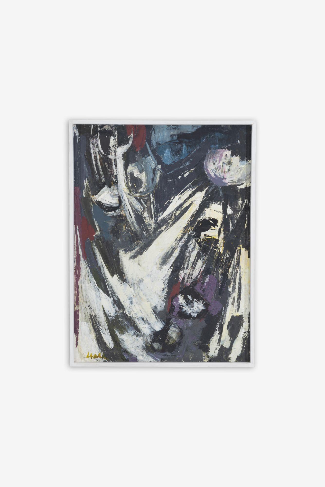 Georg August Stahl Pittura astratta: Composizione (1962-63)
Mezzo: Olio su masonite
Dettagli: Firmato sul fronte dall'artista. L'etichetta sul retro include titolo, data e supporto.
Dimensioni:
Altezza 49
37
