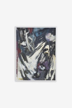 George August Stahl Abstract Painting: Composition (1962–63)