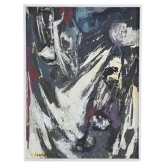 Georg August Stahl Abstract Painting: Composition (1962–63)