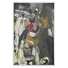 Georg August Stahl Abstract Painting: Composition (1962–63)