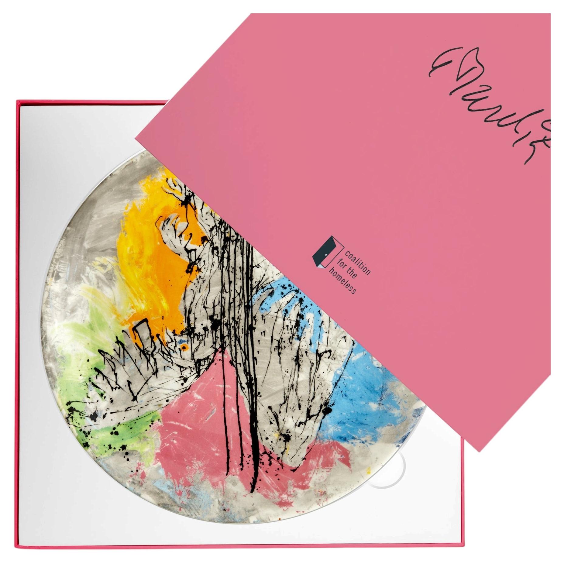 Georg Baselitz Fine Bone China Plate - Limited Edition For Sale
