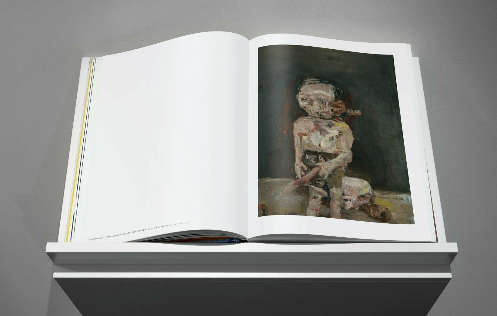 Paper Georg Baselitz, Limited Edition Signed Book, XXL Monograph For Sale