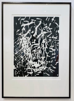 Dresdner Frauen, Dresdner Frau (I-V), 1990 woodcut, black, white