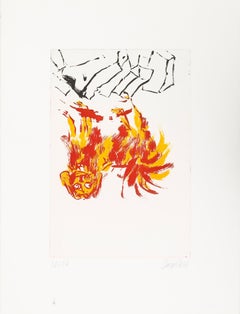 Georg Baselitz (1938) - Tama 2 - Etching and aquatint on paper - 2002