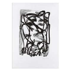 Georg Baselitz, Abe – Originallithographie, signierter Druck, Neoexpressionismus