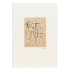 Vintage Georg Baselitz, Bäume - Signed Print, Contemporary Art, Neo-Expressionism