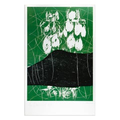 Georg Baselitz, Der Berg - Impresión firmada de 1993, Neoexpresionismo