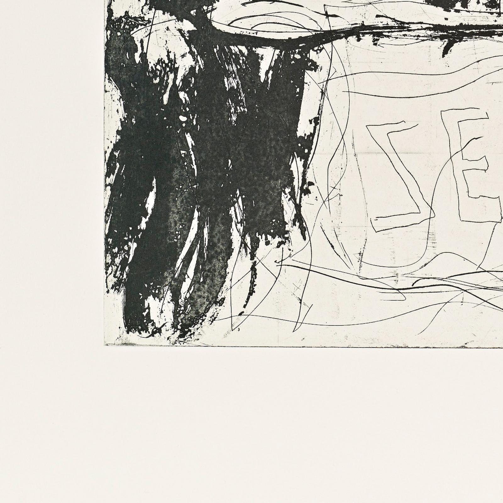 Georg Baselitz, Farewell Bill #7 - Signed Print, Edition of 15, Abstract Art For Sale 2