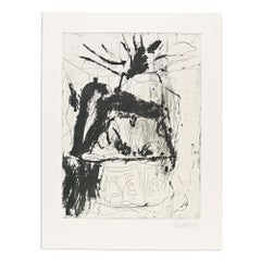 Georg Baselitz, Farewell Bill #7 - Signed Print, Edition of 15, Abstract Art