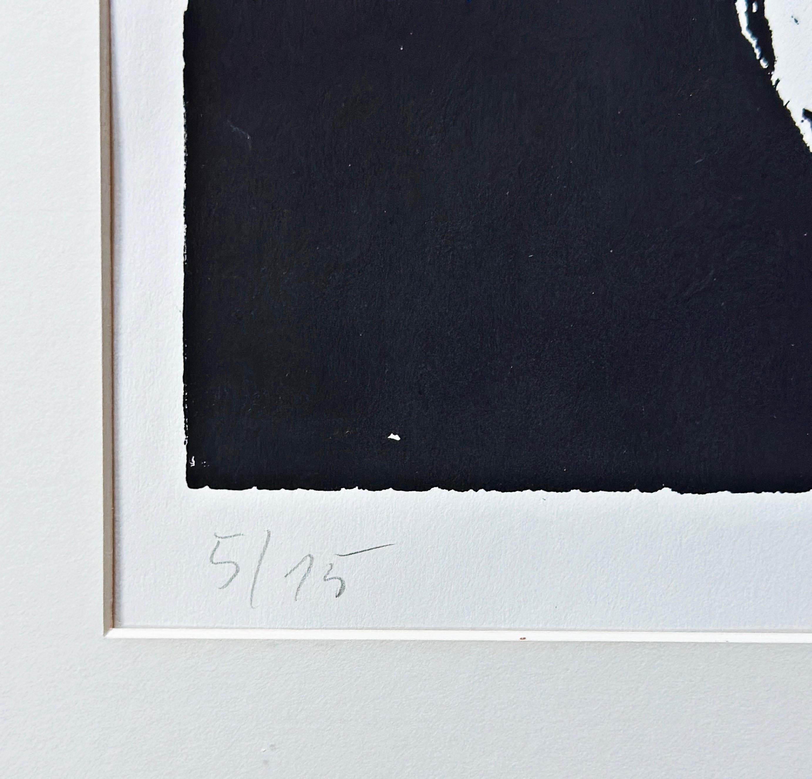 Georg Baselitz Rotes Ohr 1985 Gravure sur bois en couleur limitée et signée à la main Contemporain en vente 3