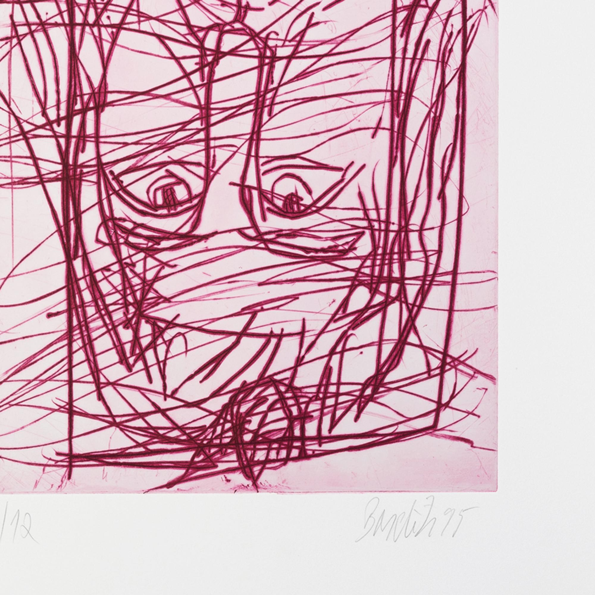 Georg Baselitz, Schwester Rosi III - Impresión firmada, Arte contemporáneo en venta 2