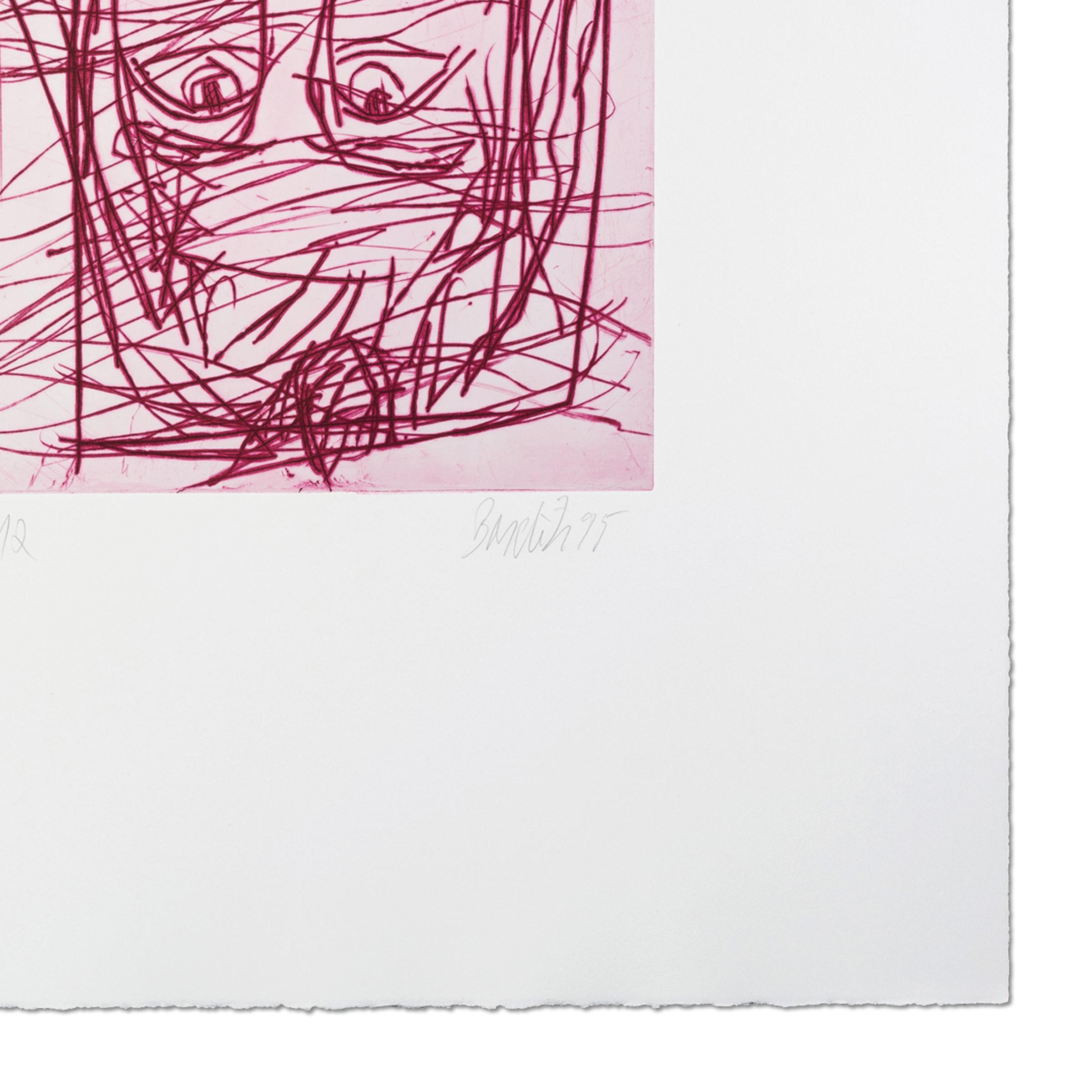 Georg Baselitz, Schwester Rosi III - Impresión firmada, Arte contemporáneo en venta 4