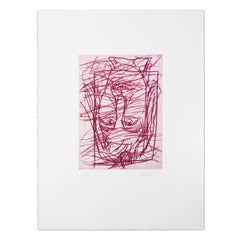 Georg Baselitz, Schwester Rosi III - Stampa firmata, Arte contemporanea