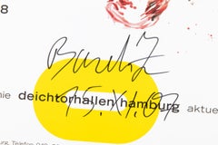 Georg Baselitz, Signed Exhibition Poster, Die Russenbilder, 2007