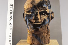 Georg Baselitz, Skulpturen: Original signiertes Ausstellungsplakat, 1994