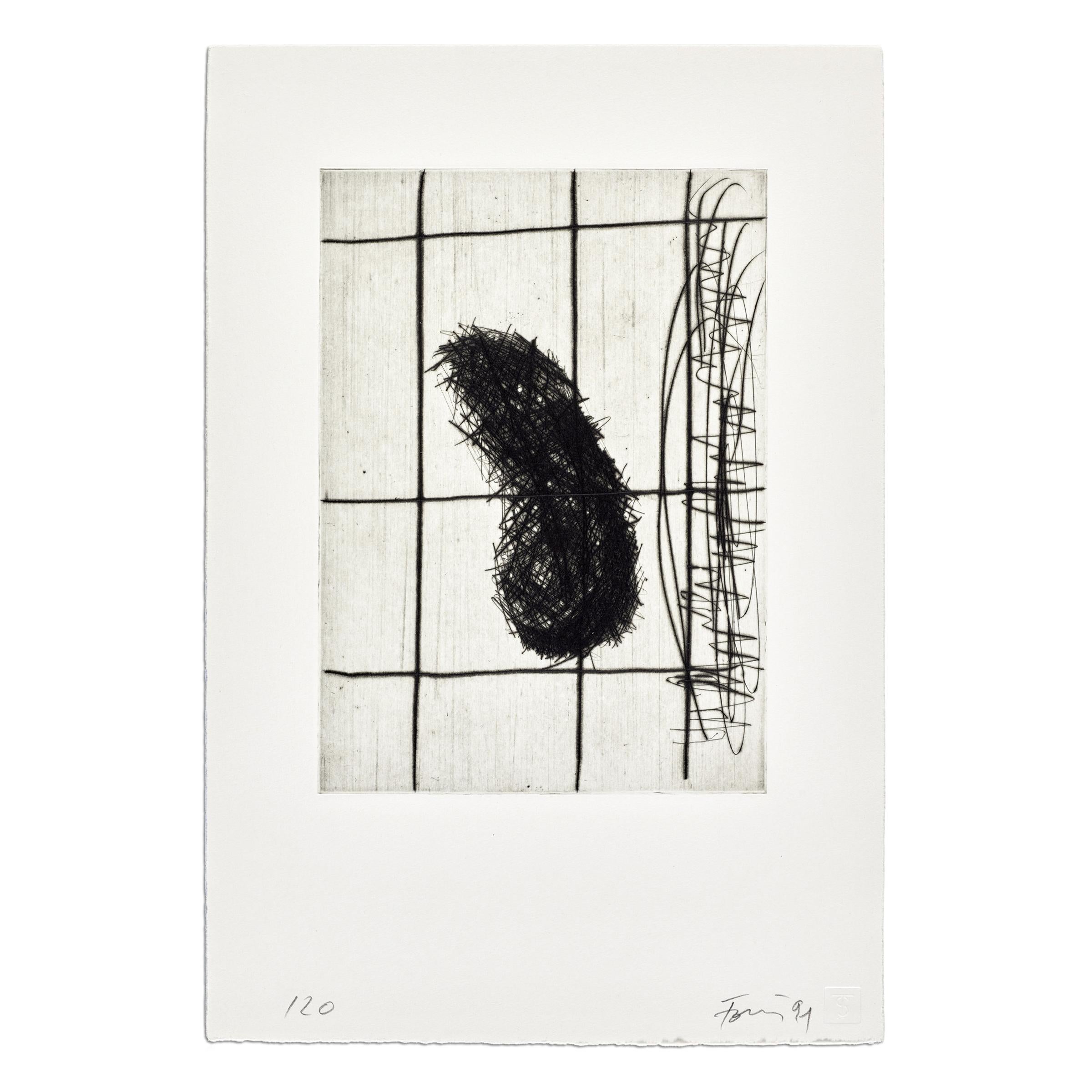Günther Förg (German, 1952-2013)
6 Radierungen, 1990
Medium: 6 Drypoint etchings on wove paper
Dimensions. each 39.5 x 26.5 cm
Edition of 20 + XIII: Hand-signed and numbered