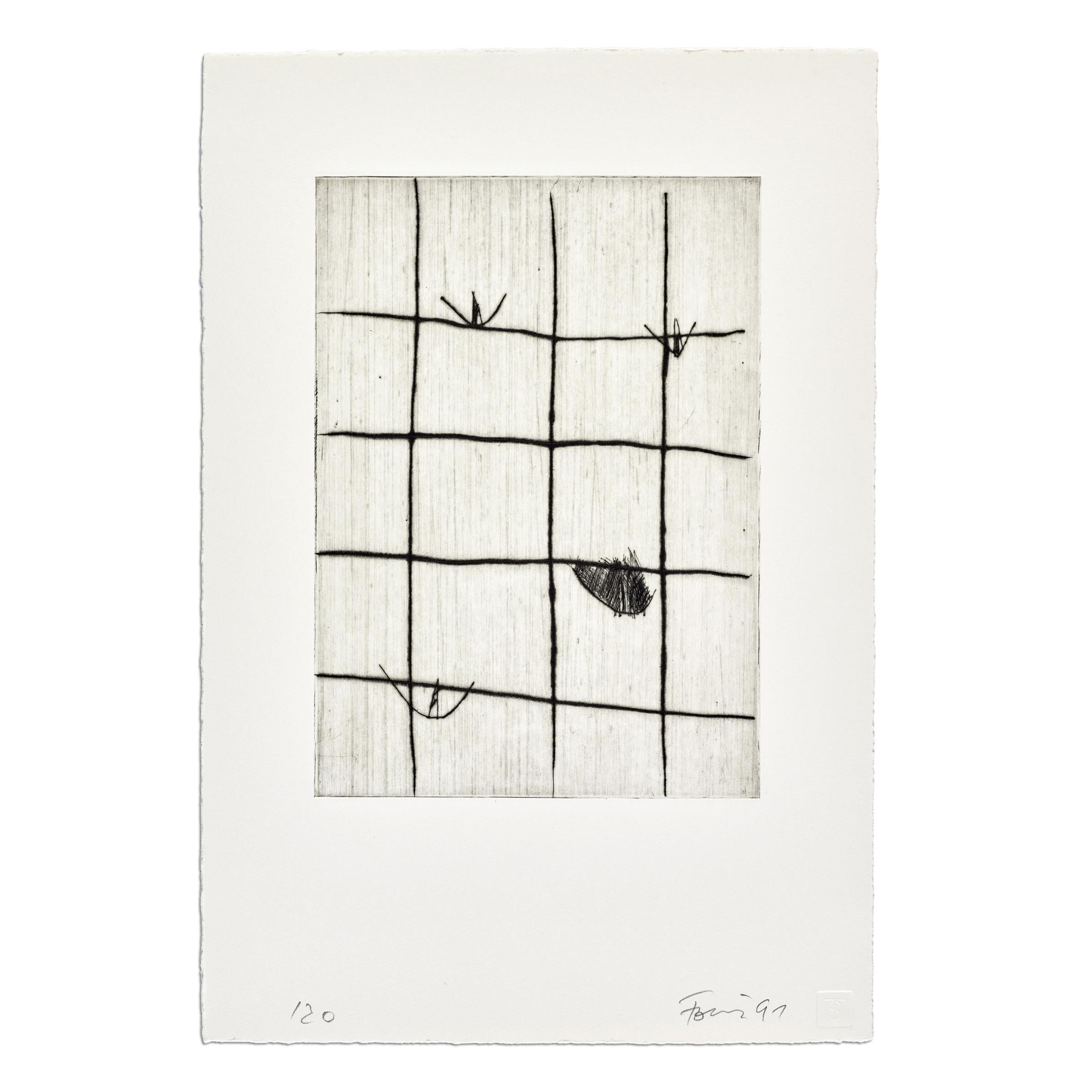 Günther Förg, 6 Radierungen - Signed Etchings, Abstract Art For Sale 3