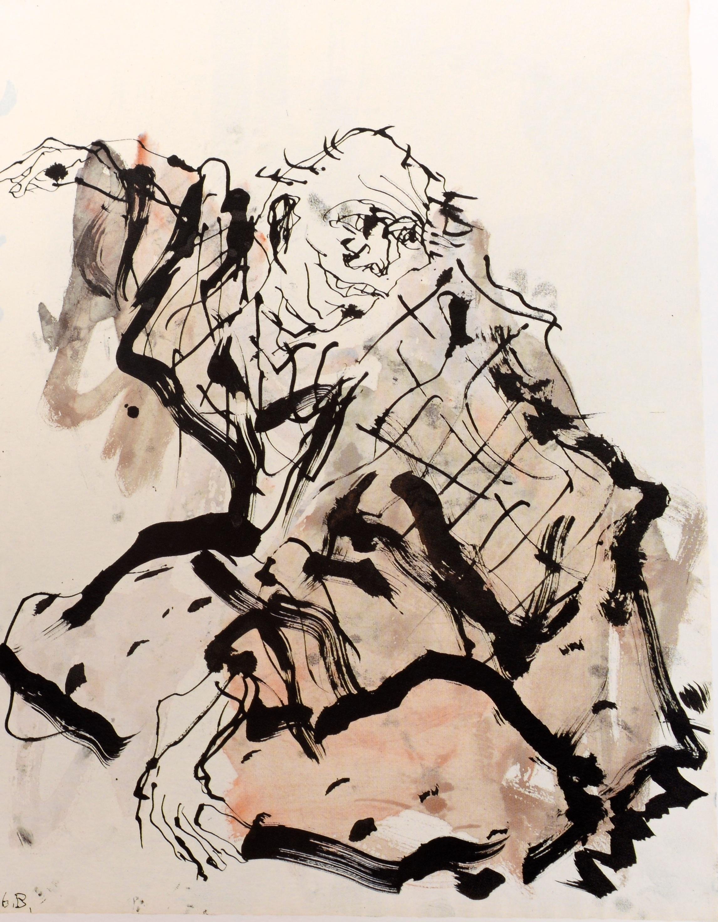 Georg Baselitz, Visit from Hokusai, 1st Ed Exhibition Catalog In Excellent Condition For Sale In valatie, NY