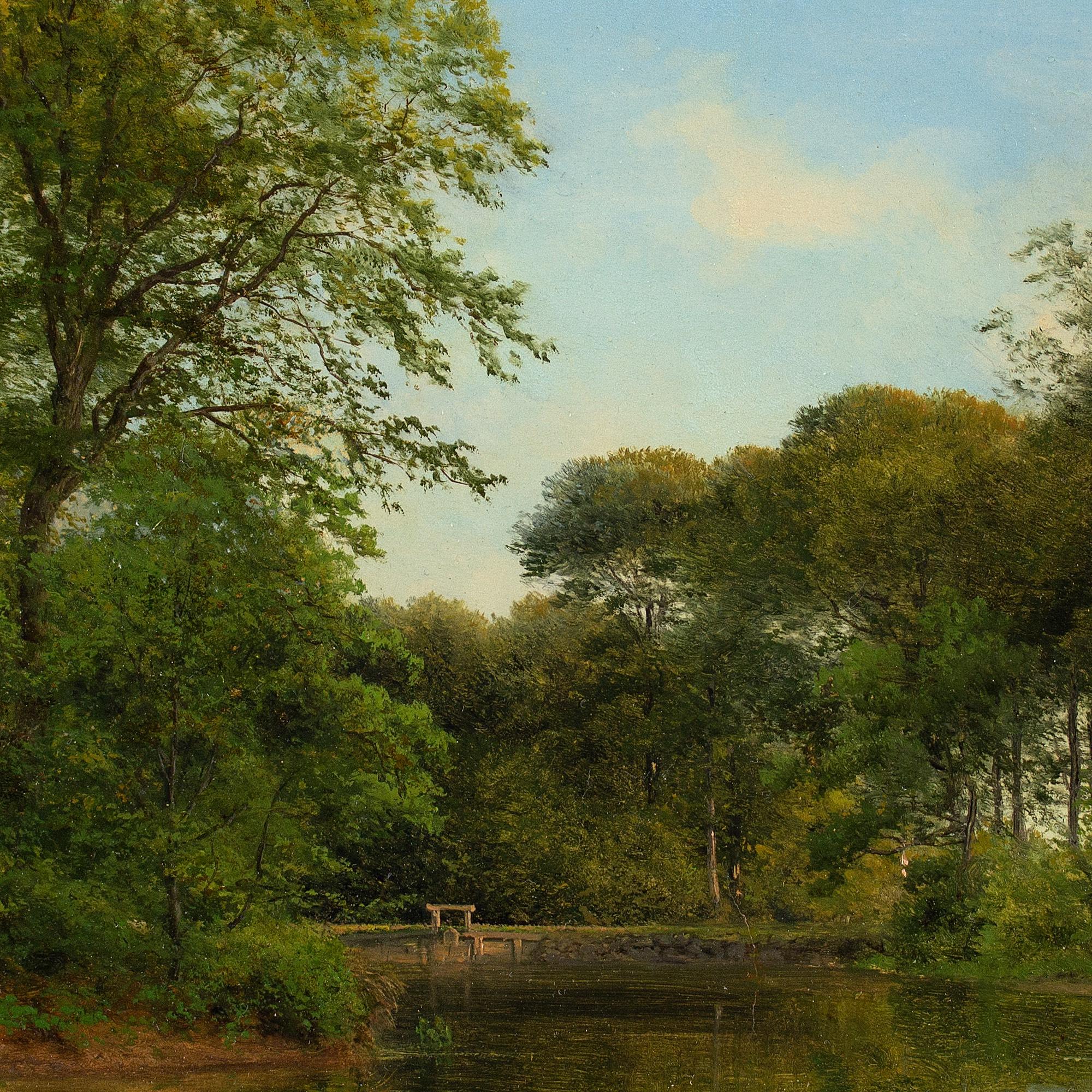 Georg Emil Libert, Lago Sortedam, cerca de Frederiksberg, Copenhague 4