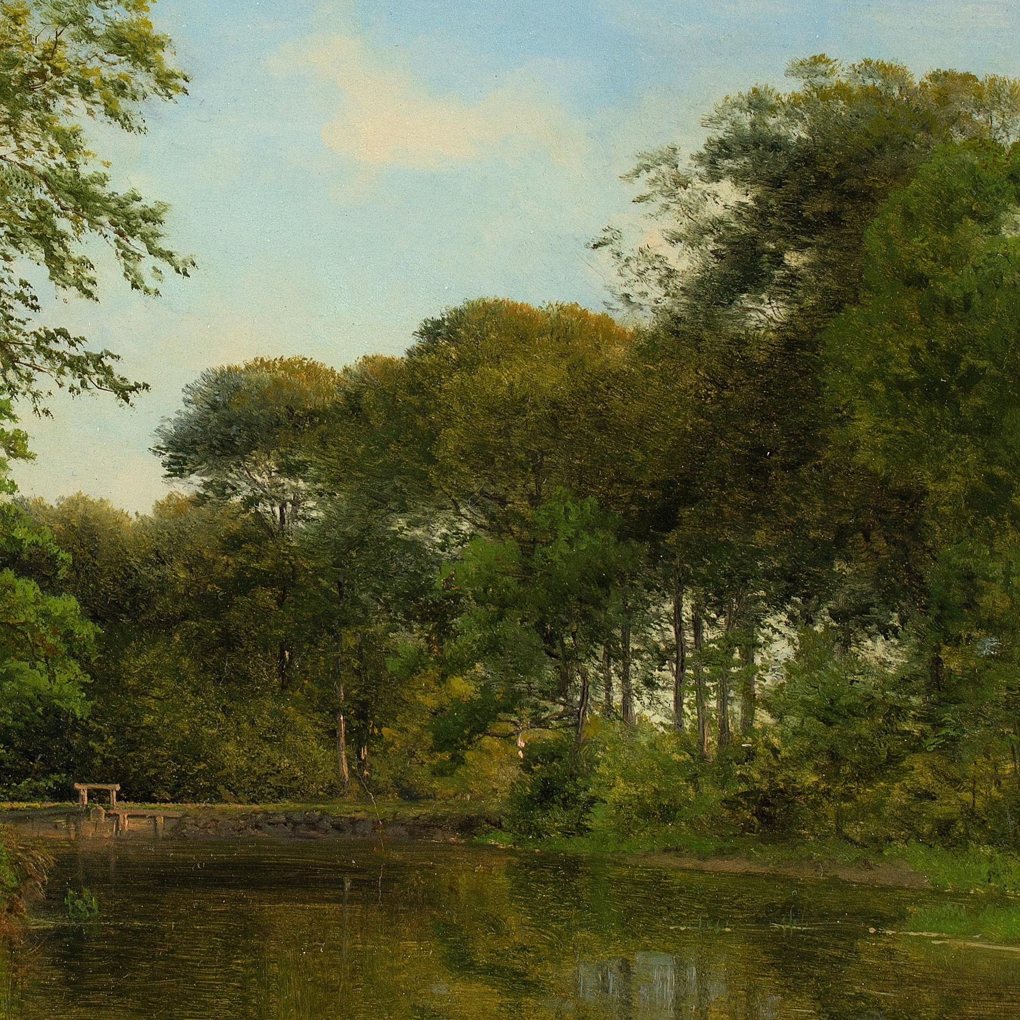 Georg Emil Libert, Lago Sortedam, cerca de Frederiksberg, Copenhague 6