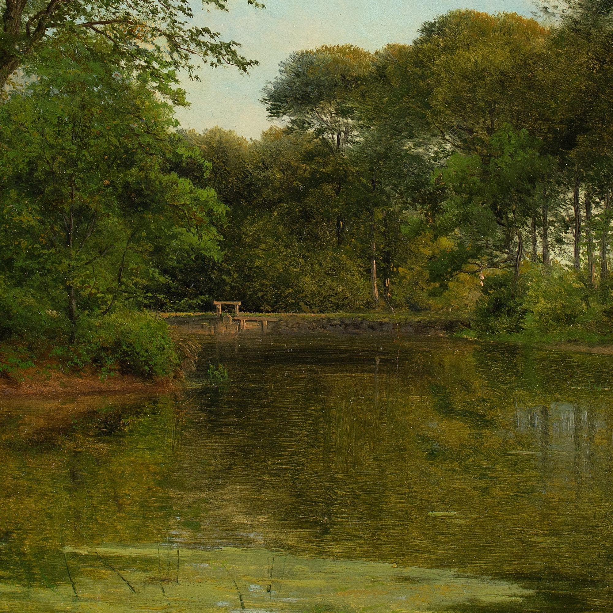 Georg Emil Libert, Lago Sortedam, cerca de Frederiksberg, Copenhague 7