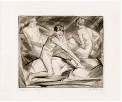 Women Bathing — German Expressionism, Nudes, 1920