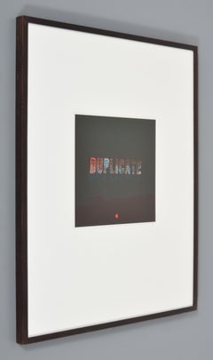 Georg Herold DUPLICATE Print