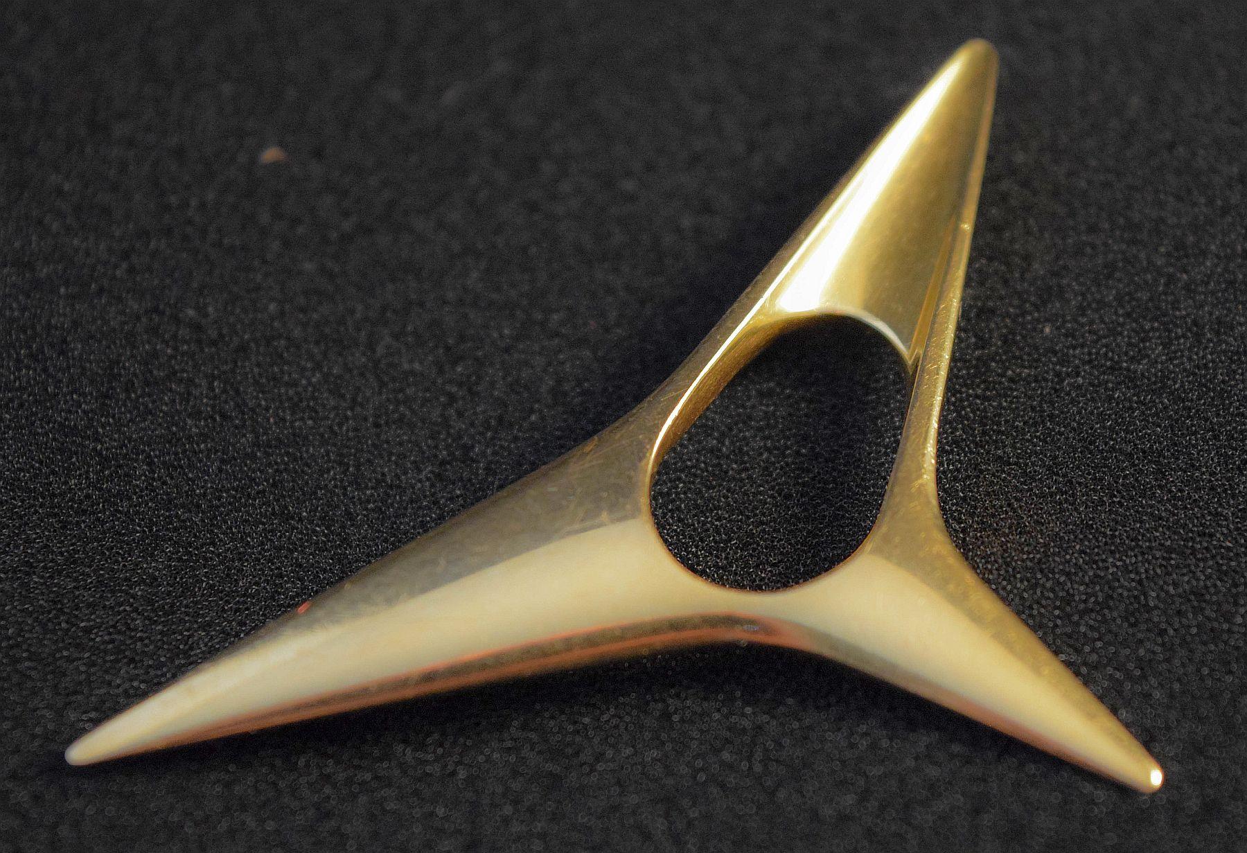 Spilla Georg Jensen in oro 18 k. di Henning Koppel Atomic no 1342 in vendita 6