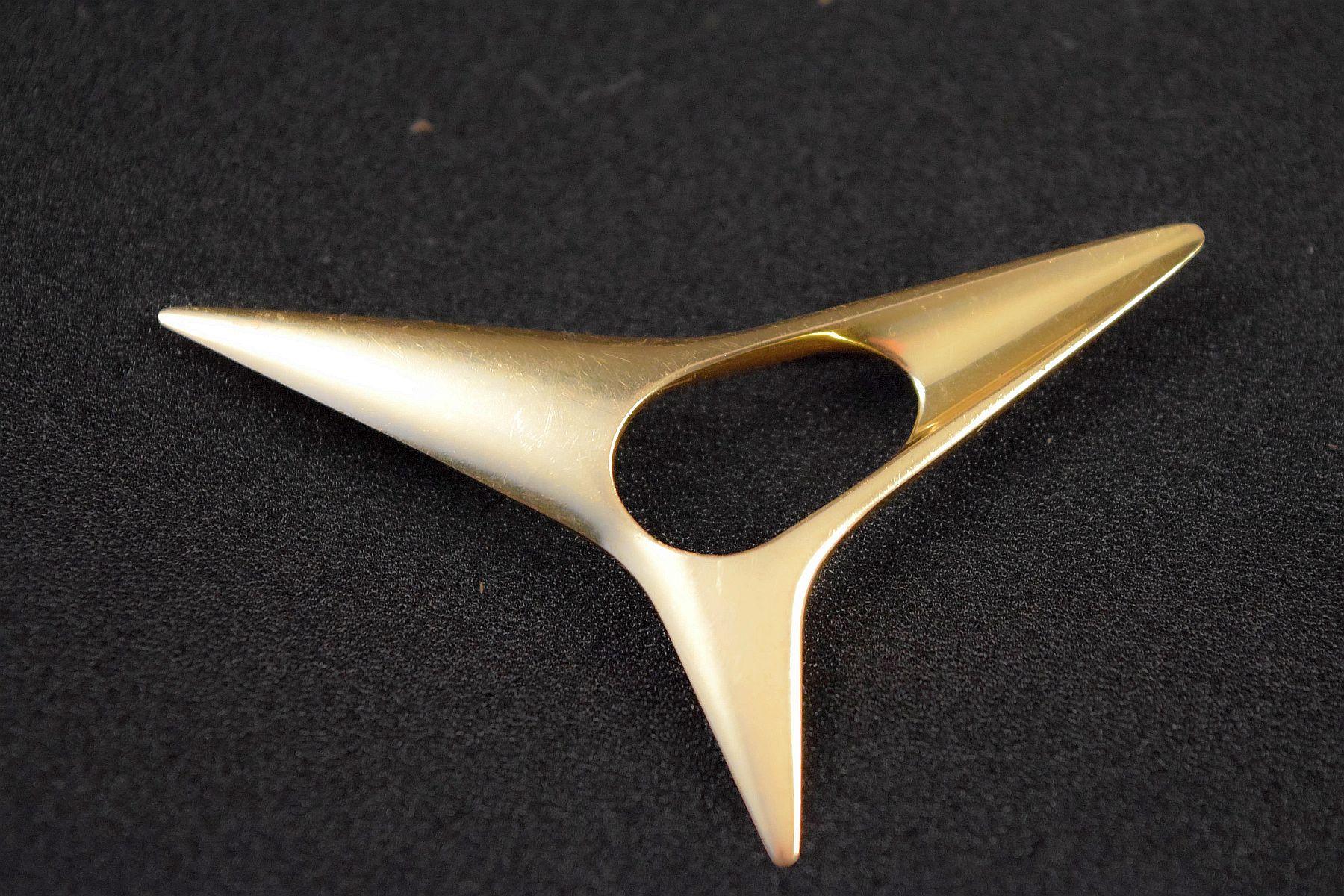 Spilla Georg Jensen in oro 18 k. di Henning Koppel Atomic no 1342 in vendita 7