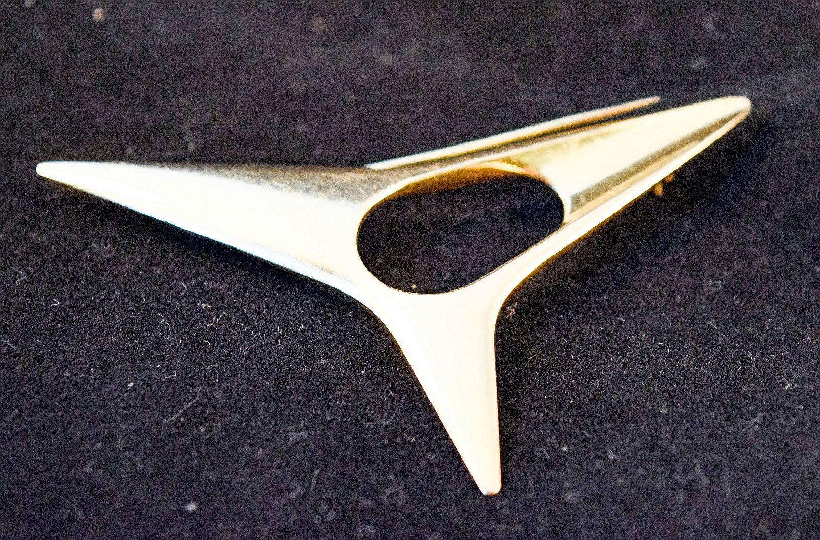 Spilla Georg Jensen in oro 18 k. di Henning Koppel Atomic no 1342 in vendita 3