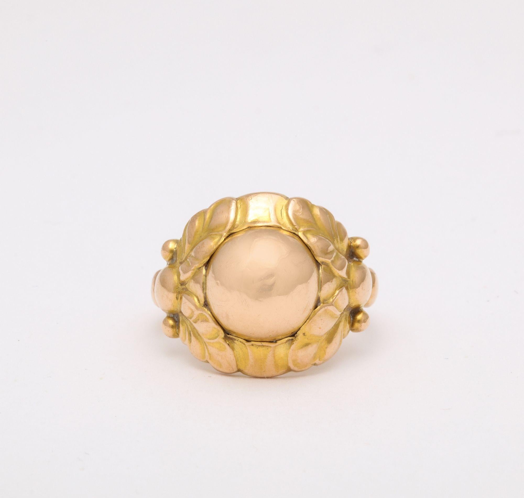 Women's Georg Jensen 18 k Gold Ring
