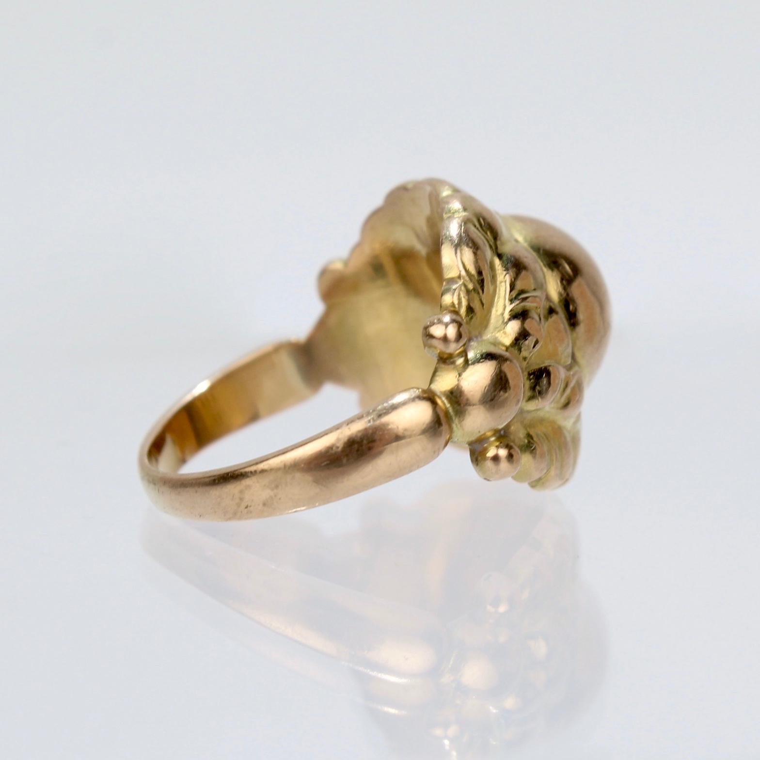 georg jensen gold ring