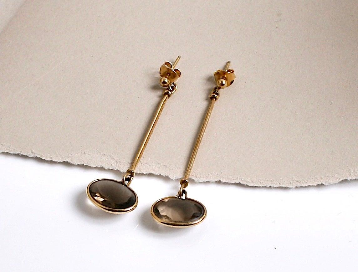 georg jensen gold earrings