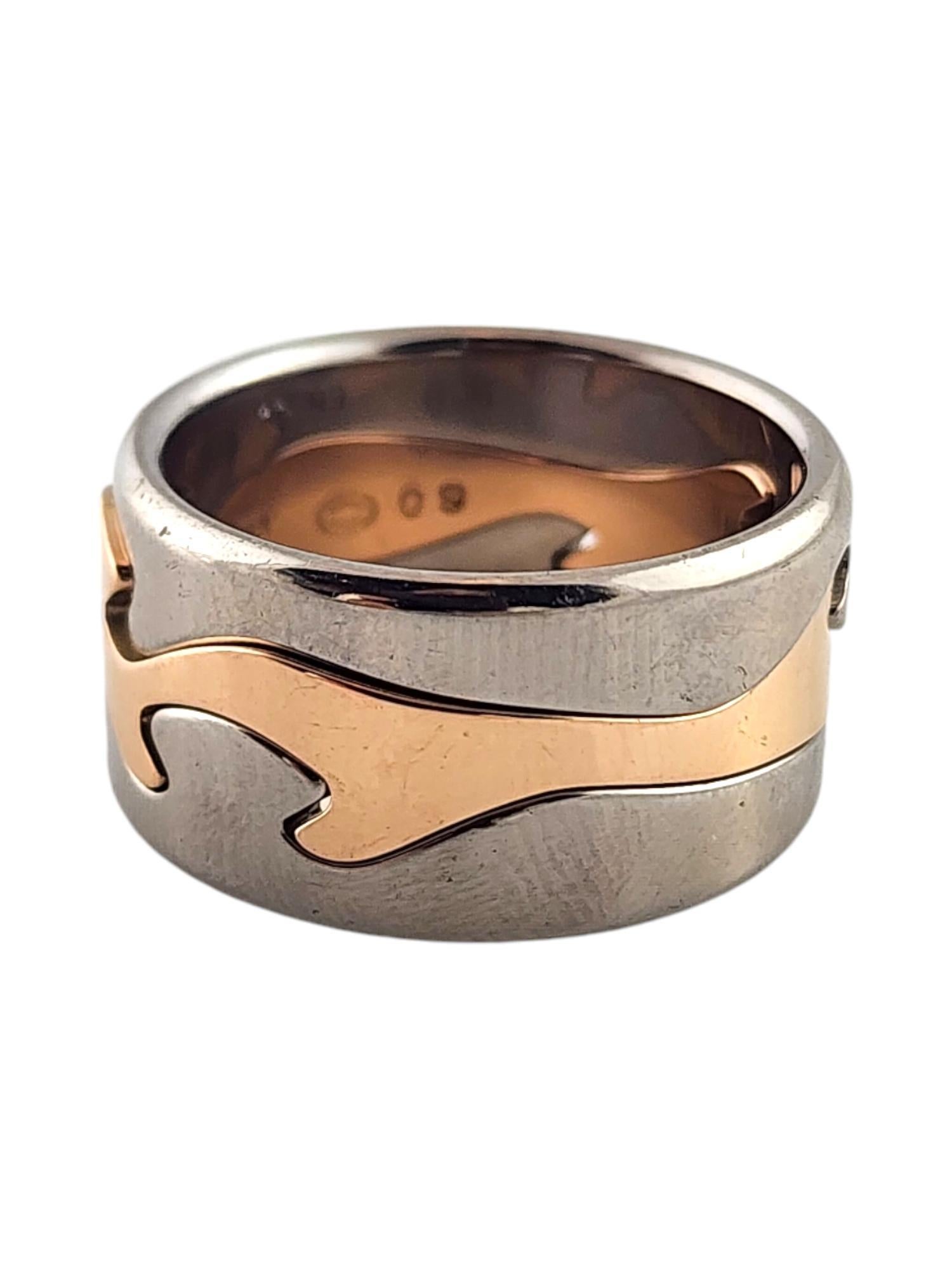 Georg Jensen 18 Karat White & Rose Gold 3 Piece Fusion Ring Size 9.75

This beautiful fusion ring by amazing designer Georg Jensen features 2 18K white gold rings and 1 18K rose gold ring that look gorgeous together!

Ring size: 9.75
Shank: