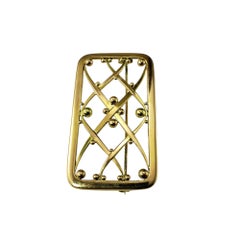 Georg Jensen 18 Karat Yellow Gold Brooch/Pin #20329