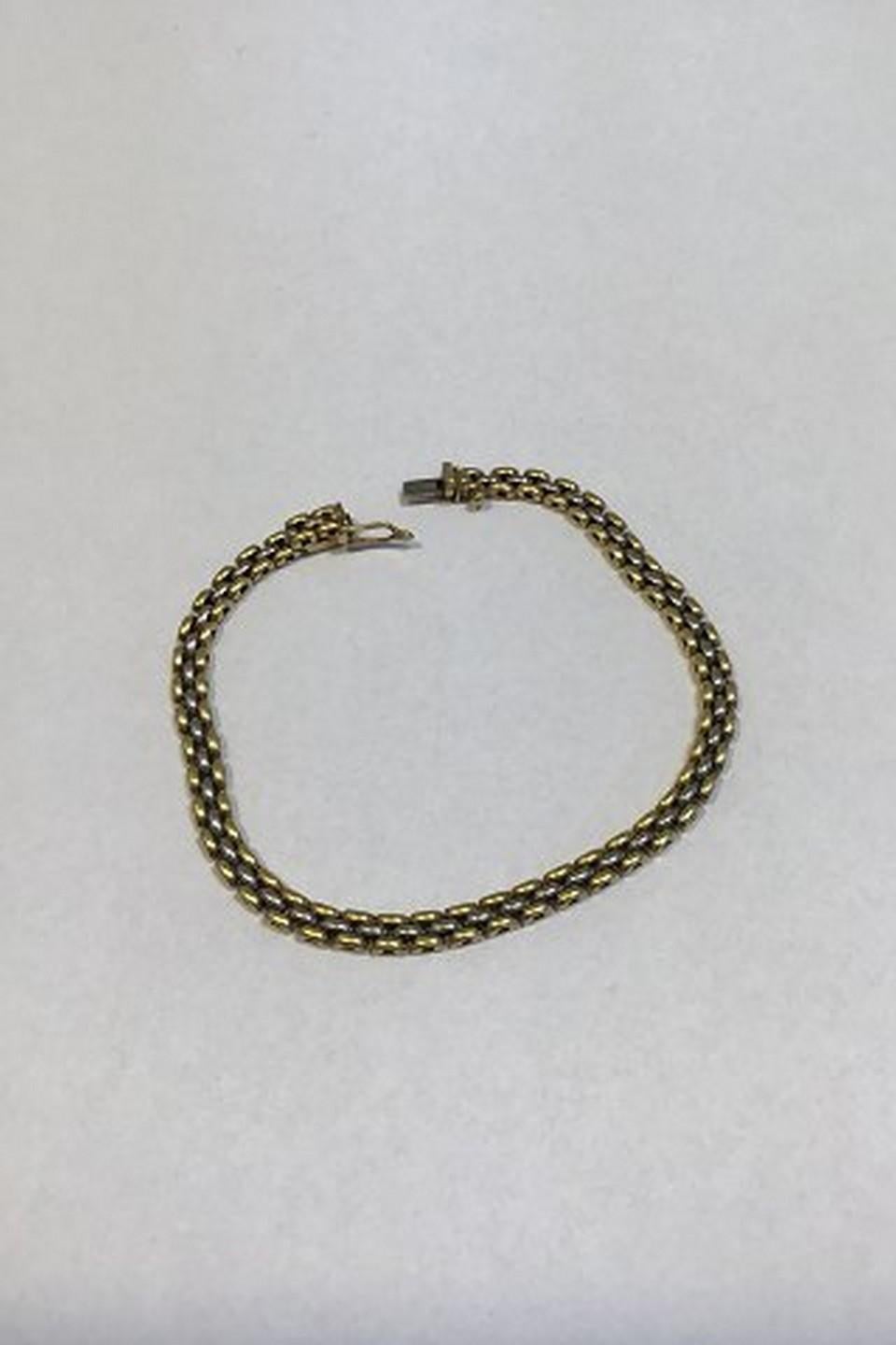 Modern Georg Jensen 18 Karat Gold Bracelet