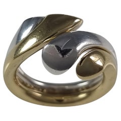 Georg Jensen 18ct Gold and Silver 'Devoted Heart' Ring, Regitze Overgaard