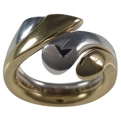 Georg Jensen 18ct Gold and Silver 'Devoted Heart' Ring, Regitze Overgaard