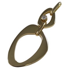 Georg Jensen Diamant-Anhänger aus 18 Karat Gold