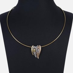 Georg Jensen 18ct Gold Fusion Pendant Necklace