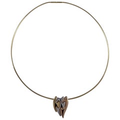 Georg Jensen 18ct Gold Fusion Pendant Necklace