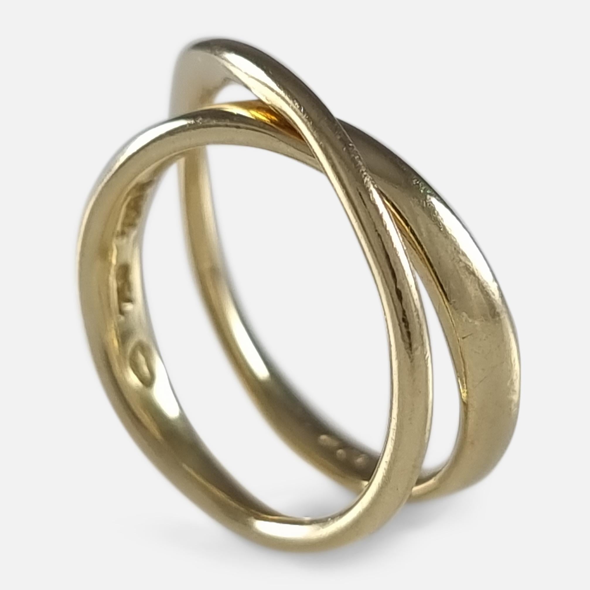Georg Jensen 18ct Gold Möbius Ring #1369, Vivianna Torun 8