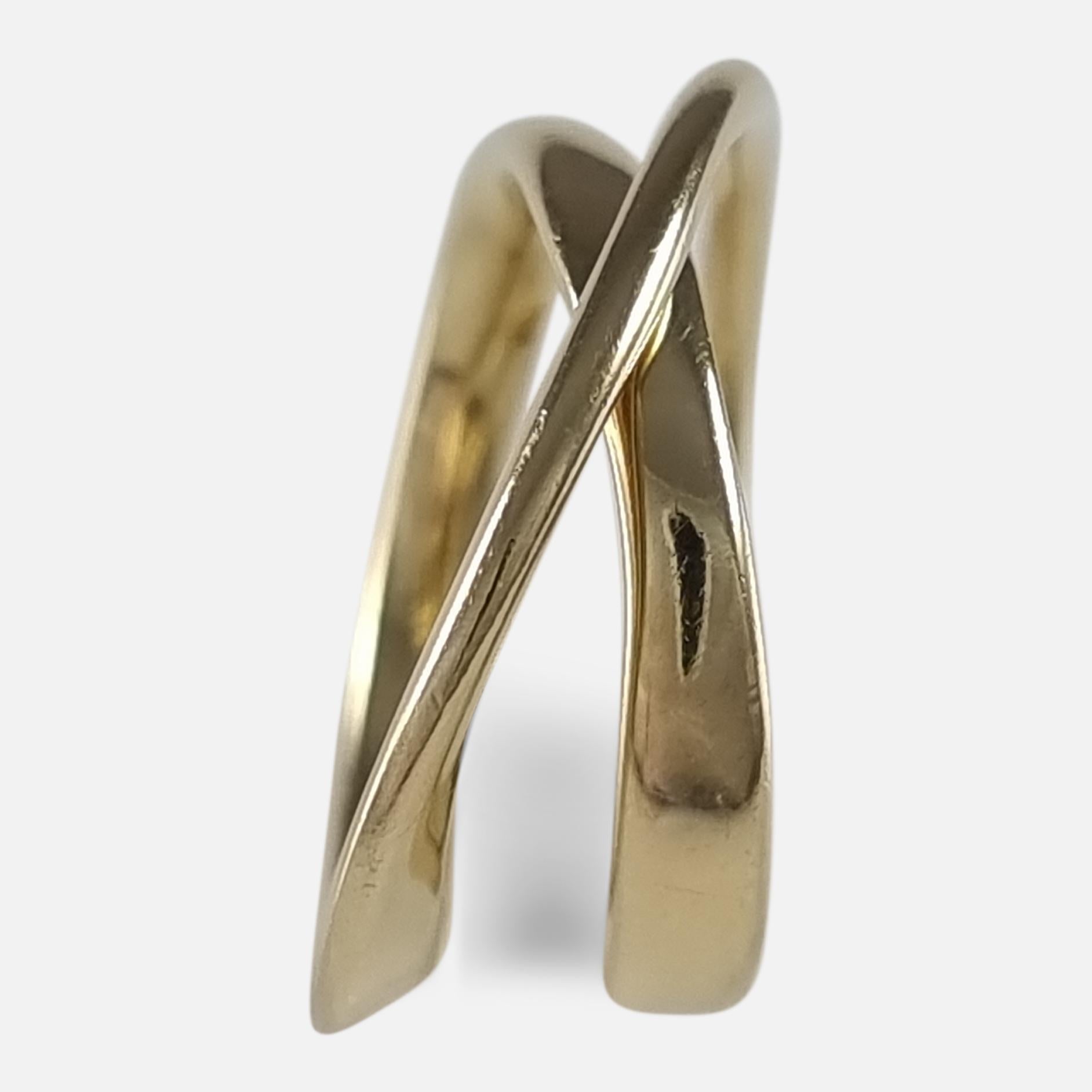 Georg Jensen 18ct Gold Möbius Ring #1369, Vivianna Torun 3